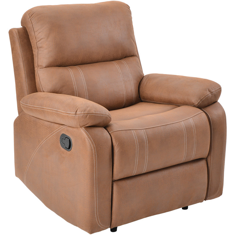 Latitude Run® 34'' Wide Faux Leather Manual Reclining Recliner Wayfair